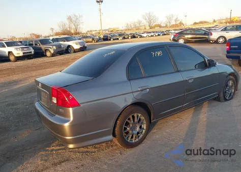 2005 Honda Civic Ex из США, поврежденный, VIN 2HGES267X5H574271